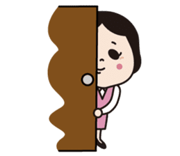 Go for it! Okame-san sticker #277910