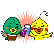 Cuty chick,lovely penguin and duckling sticker #278222