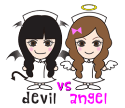 Nurse Angel vs Nurse Devil sticker #278744