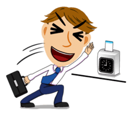 Hard Working Salaryman sticker #279867