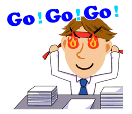 Hard Working Salaryman sticker #279869