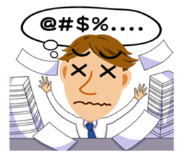 Hard Working Salaryman sticker #279884