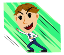 Hard Working Salaryman sticker #279889