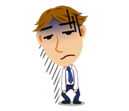 Hard Working Salaryman sticker #279892