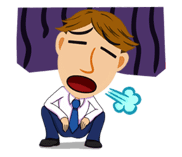 Hard Working Salaryman sticker #279898