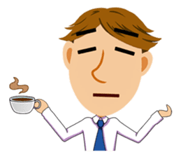 Hard Working Salaryman sticker #279900