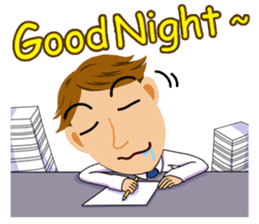 Hard Working Salaryman sticker #279904