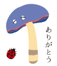The happy-go-lucky mushrooms sticker #279906