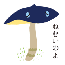 The happy-go-lucky mushrooms sticker #279925