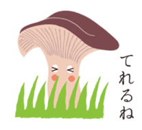 The happy-go-lucky mushrooms sticker #279937