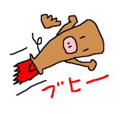 Life of a pretty pig bat sticker #280427