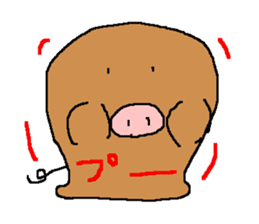 Life of a pretty pig bat sticker #280430