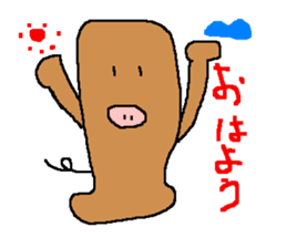 Life of a pretty pig bat sticker #280431