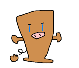 Life of a pretty pig bat sticker #280438