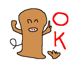 Life of a pretty pig bat sticker #280439