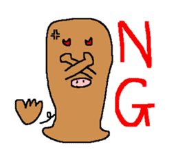 Life of a pretty pig bat sticker #280440