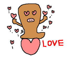 Life of a pretty pig bat sticker #280441