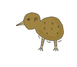 Chiwi the Kiwi bird sticker #281232