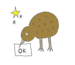 Chiwi the Kiwi bird sticker #281237