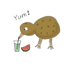 Chiwi the Kiwi bird sticker #281246
