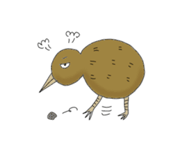 Chiwi the Kiwi bird sticker #281251