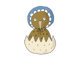 Chiwi the Kiwi bird sticker #281255