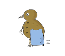 Chiwi the Kiwi bird sticker #281257