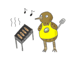 Chiwi the Kiwi bird sticker #281262