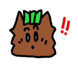 A cheerful Yorkshire terrier sticker #281313