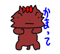 A cheerful Yorkshire terrier sticker #281319