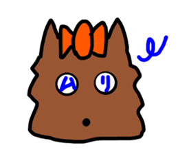 A cheerful Yorkshire terrier sticker #281330