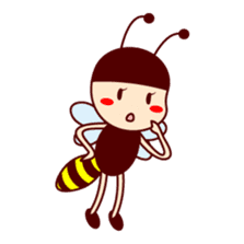 Bee girl Hana sticker #281789