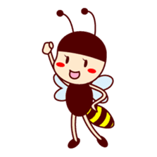 Bee girl Hana sticker #281797