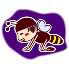 Bee girl Hana sticker #281800