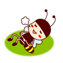 Bee girl Hana sticker #281801