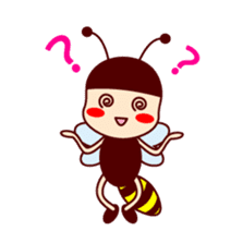 Bee girl Hana sticker #281803