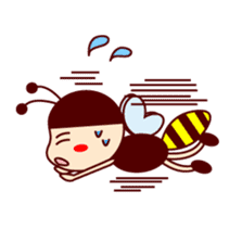 Bee girl Hana sticker #281804