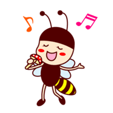Bee girl Hana sticker #281807