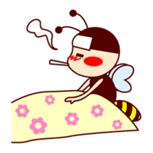 Bee girl Hana sticker #281811