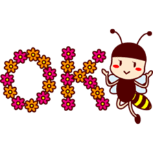 Bee girl Hana sticker #281812