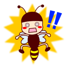 Bee girl Hana sticker #281815