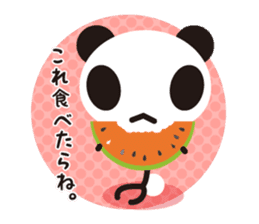 A lot of food and character sticker #282018