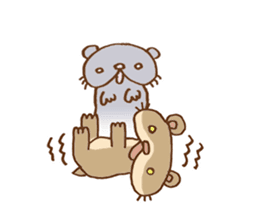 River Otter! (English version) sticker #282480