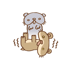 River Otter! (English version) sticker #282480