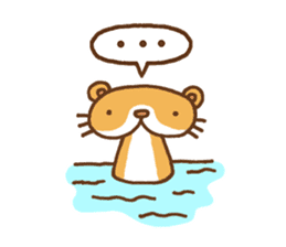 River Otter! (English version) sticker #282486