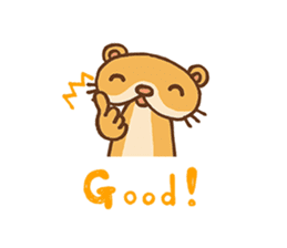 River Otter! (English version) sticker #282491