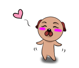 Chibi Dog sticker #282842