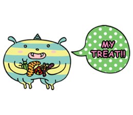 Little monsters aliens sticker #283305