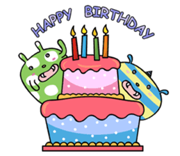 Little monsters aliens sticker #283309