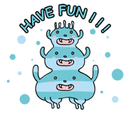 Little monsters aliens sticker #283311